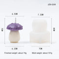 3D Mushroom Candle Silicone Mold DIY Aromatherapy Handmade Soap Craft Ornament Gypsum Plaster Wax Making Mold Home Decor Zpaxo JZB-0208