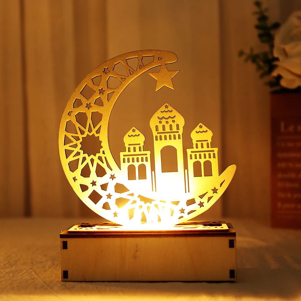 Ramadan Desk Lamp Led Moon Decoration Home Metal Kareem Light Eid Zpaxo Ramadan Lights E