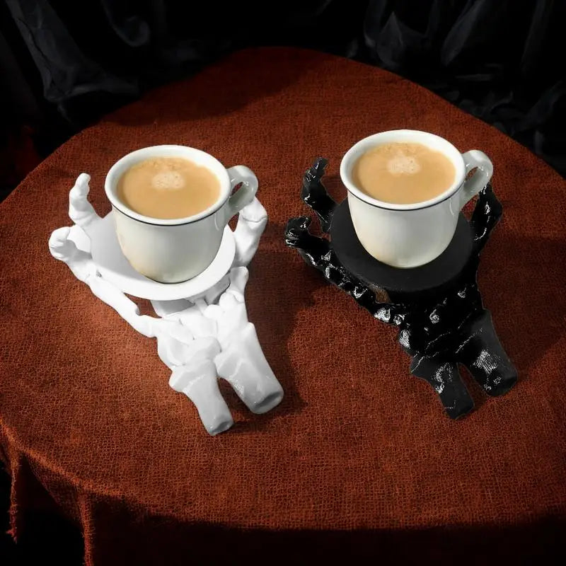 Gothic Coasters Skull Hand Cup Mat 3D Funny Decorative Drinks