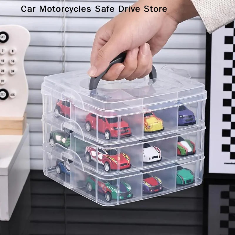 CM1pc Transparent Minimalist Toy Storage Box Dustproof Moisture-proof