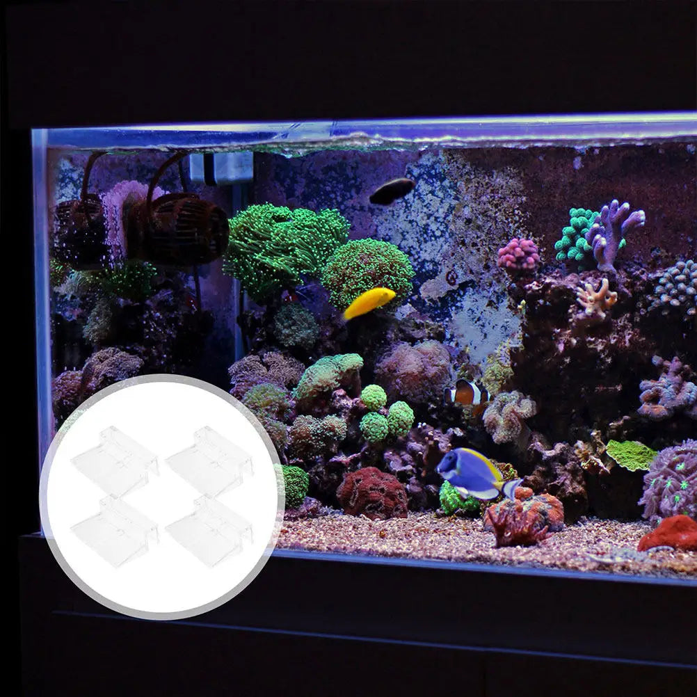Acrylic Aquarium Lid Clamps Fish Tank Cover Support Bracket Glass