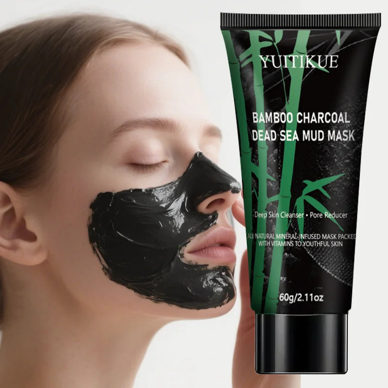 Bamboo Charcoal Dead Sea Mud Mask – Deep Cleansing 60g Peel-Off Face Mask Zpaxo