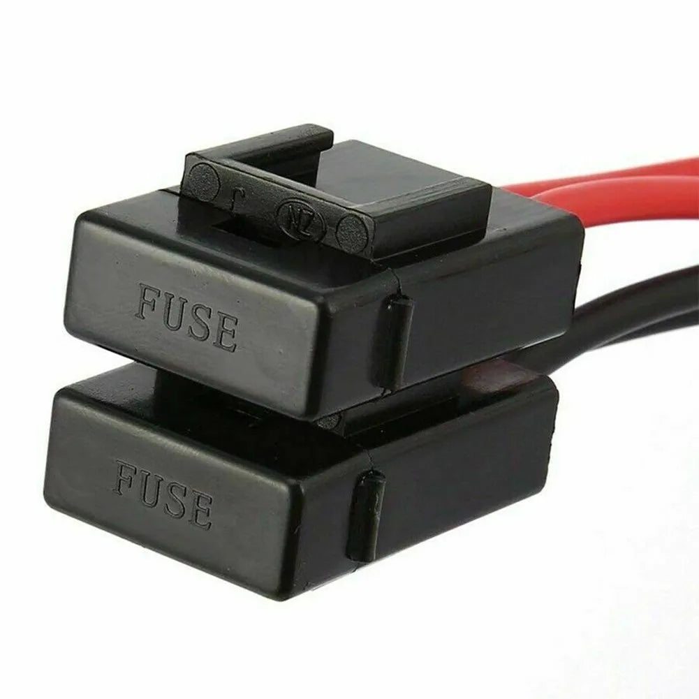 3 28ft 1m 12 14V 4 Pin 12AWG 30A Blade Fuse DC Power Cable Cord Yaesu