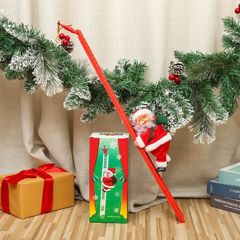 Children's Gifts Cute Electric Climbing Santa Claus Christmas Musical