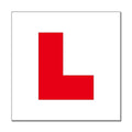 Red Waterproof Magnetic L Plates Striking Drivers Stickers Plate Car Zpaxo Red