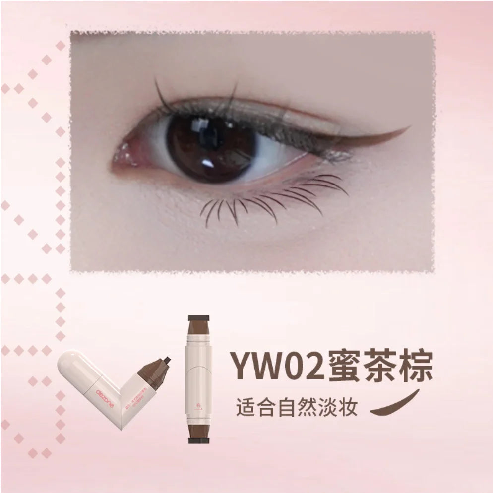 DEZONE Eyeliner Stamp Integrated Precise Outline Signet Long-lasting Zpaxo YW02