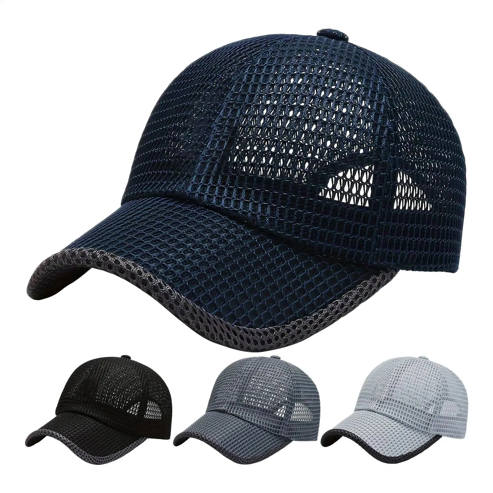 Mesh Baseball Caps Breathable Summer Caps Dad Hat Outdoor Fishing Hats for Men Women Outdoor Sports Hiking Walking sport Hats Zpaxo