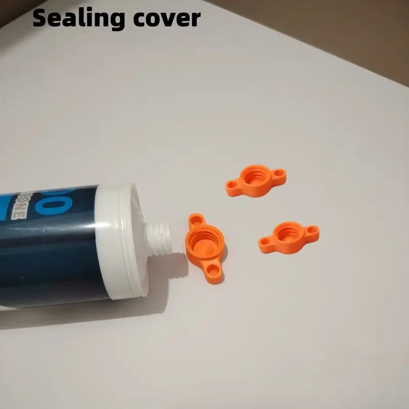 3-Pack Glue Bottle Sealing Caps – Durable Plastic Craft Caps
