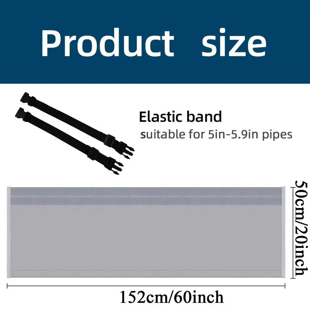 Portable Air Conditioner Hose Cover Exhaust Duct Insulation Sleeve Zpaxo B