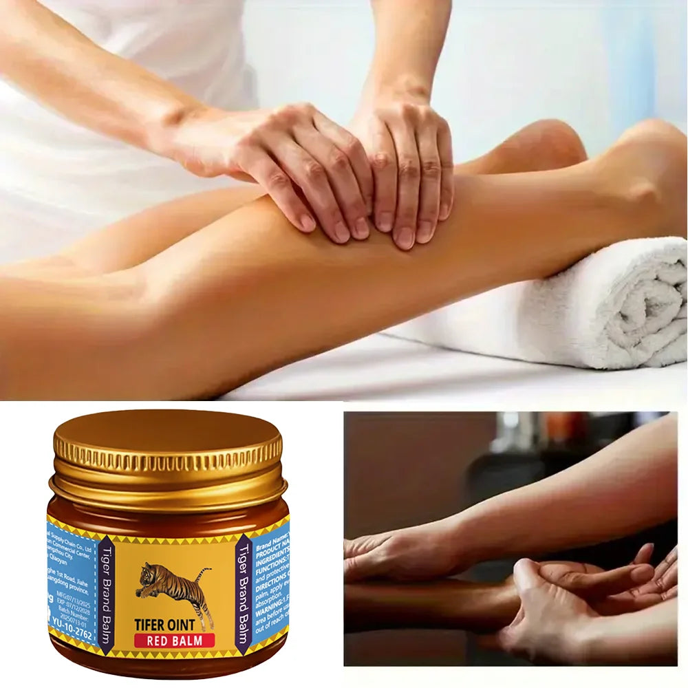 YUITIKUE Tiger Red Balm Muscle & Joint Relief Cream 2pc Muscle Relief Cream Zpaxo