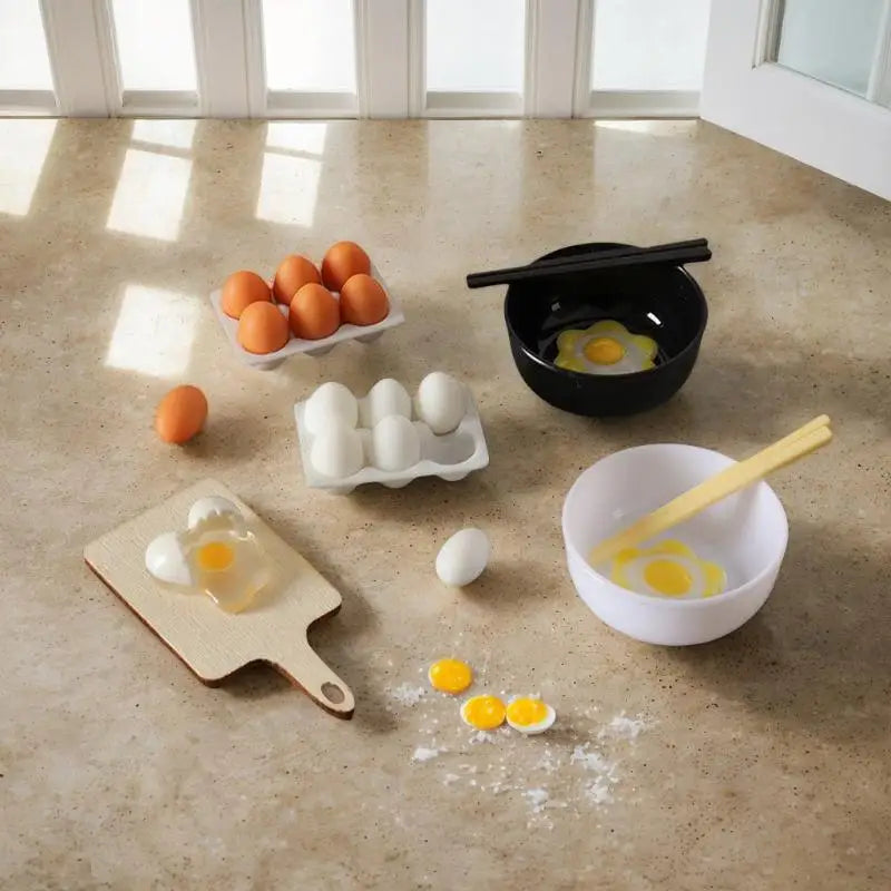 Children's Pretend Play Kitchen Accessories 1 12 Scale Dollhouse Zpaxo