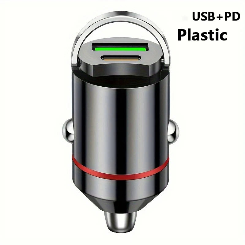 100W USB Car Charger Lighter PD Fast Charging Iphone QC 3 0 C Mini