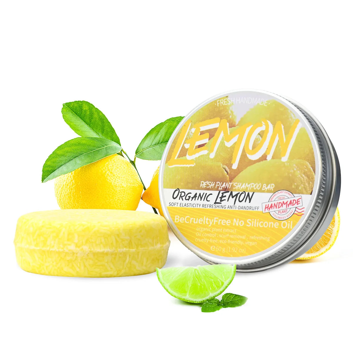 Mint Herbal Shampoo Bar 60g – Oil Control & Dandruff Care Herbal Shampoo Bar Zpaxo
