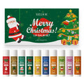 EELHOE Christmas Hydrated Lip Care Set Prevent Dry Chapped Lips Gentle Daily Care Smooth Glossy Plump Lips Lip Balm Set Zpaxo 5g X 10pcs boxed