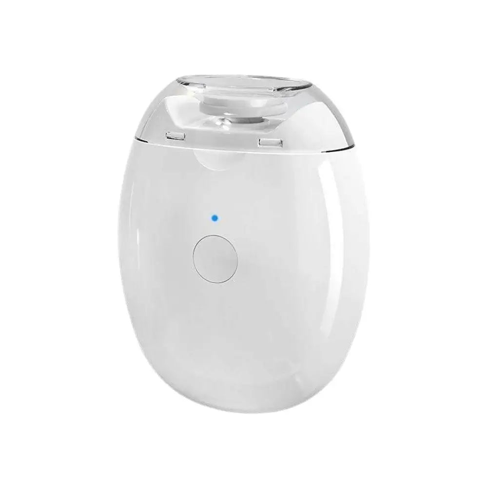 2-in-1 Electric Nail Clipper & Grinder with LED – Baby & Adult Electric Nail Trimmer Zpaxo white