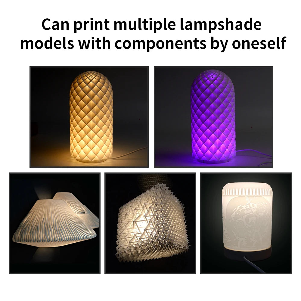 16 Colors LED Lamp Kit 001 Hardware For Bambu Lab Multicolour Adjustable RGB Light Kit DIY 3D Printing Model Without Lamp Shell Zpaxo