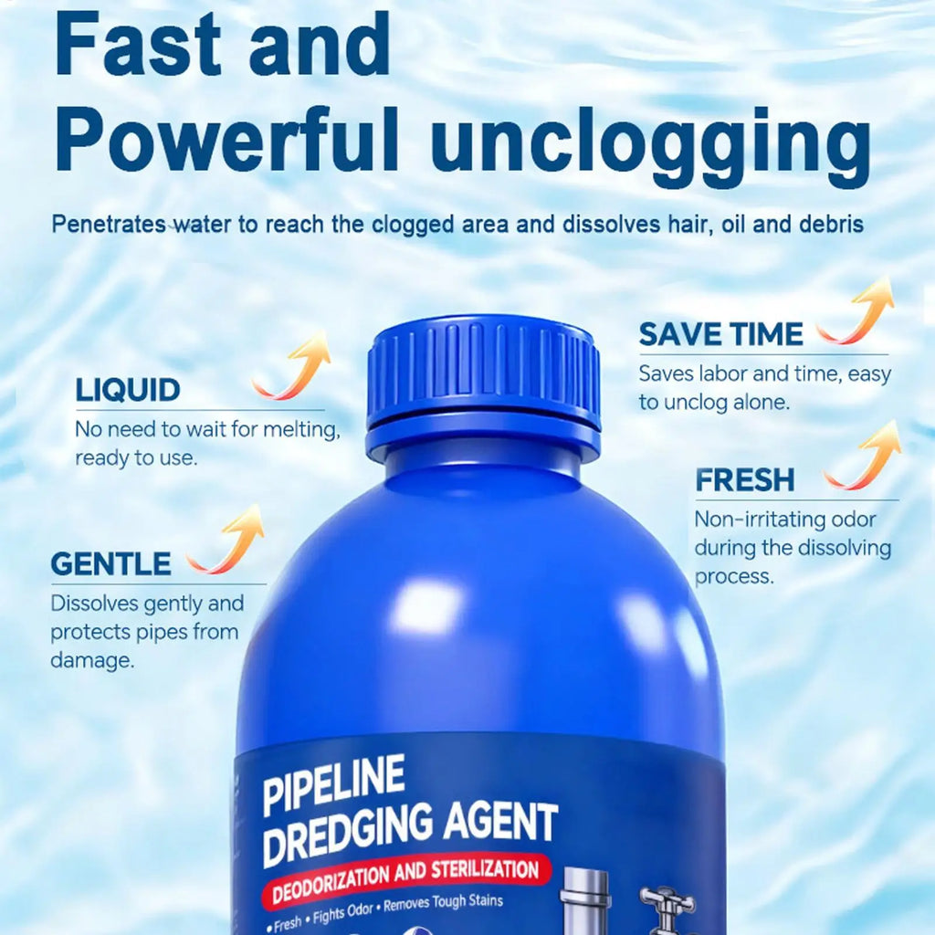 Drain Cleaner Powder Fast Acting Unclog Opener Sink Shower Bathtub