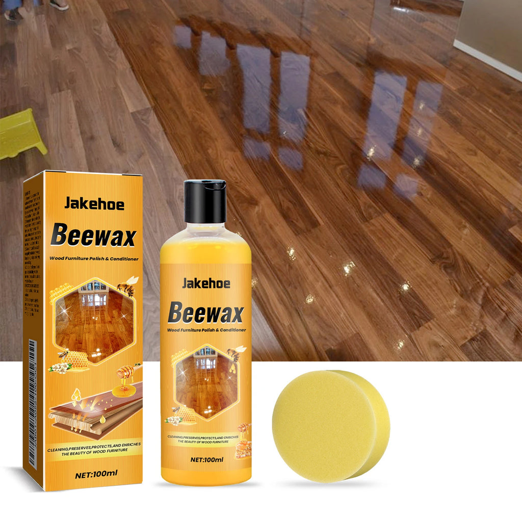 Beeswax Wood Floor Cleaner & Polish – Shine, Protect & Clean Wood Floor Polish Zpaxo