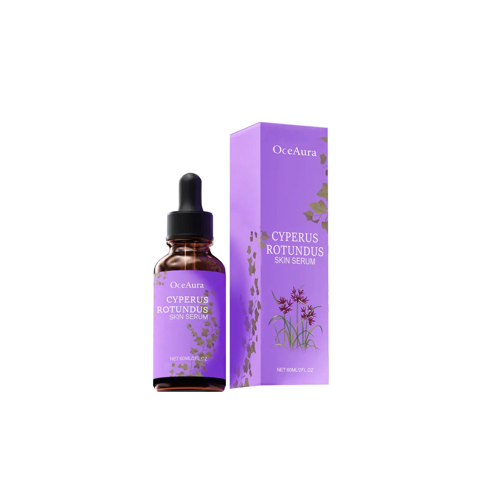 Cyperus Rotundus Hair Growth Inhibitor Serum 60ml | OceAura Hair Growth Inhibitor Serum Zpaxo 60ml boxed
