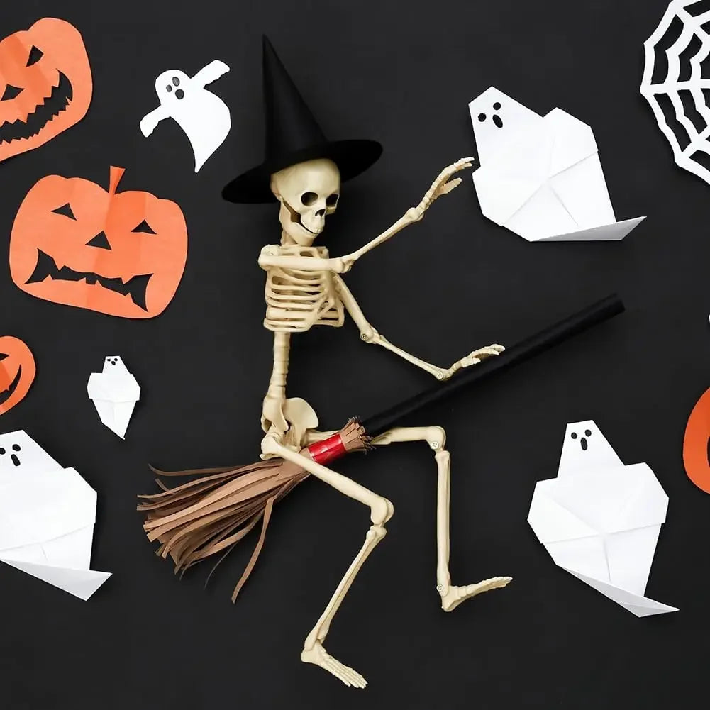 Poseable Skeleton Prop Articulated Joints Hanging Skull Standing