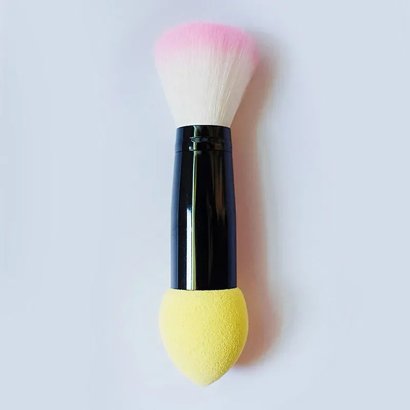 Double-end Blusher Brush Rose Red Professional Makeup Blush Cream