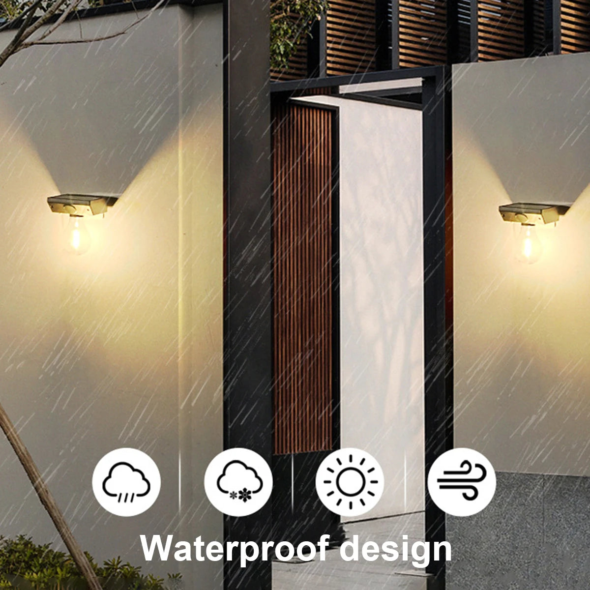 Solar Lamp Outdoor Indoor Bulb Lantern Motion Sensor Wall Light Zpaxo