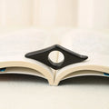 1Pcs Reading Acrylic Bookmark Thumb Book Clip Bookmark Thumb Ring Book Accessory Teacher Supplies Aid For Books Zpaxo black