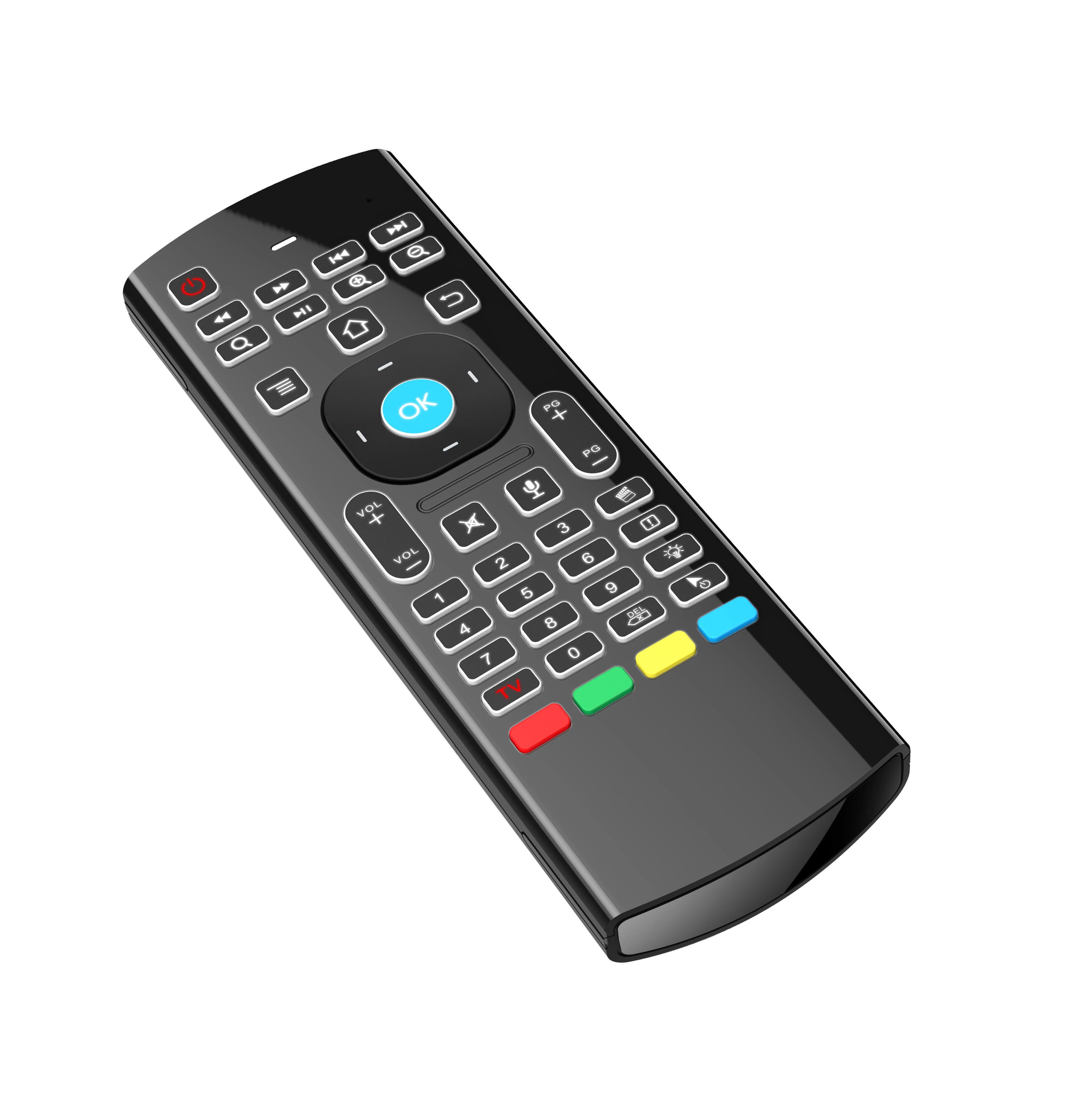 MX3 Voice Remote Control Wireless Air Mouse Mini Keyboard Backlit Zpaxo