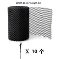 Gutter Guard Mesh Roll 10 Hooks Plastic Leaffilter Bird Blocker Net