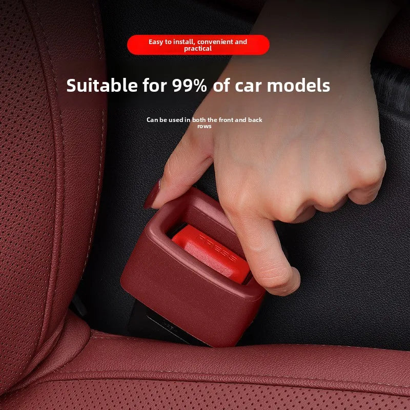 Silicone Seat Belt Buckle Cover – Universal Car Interior Guard