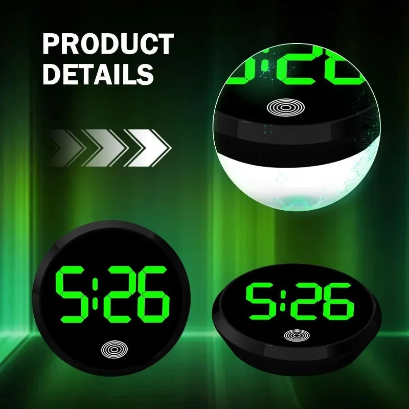 Car LED Dashboard Clock – Touch-Control Digital Display