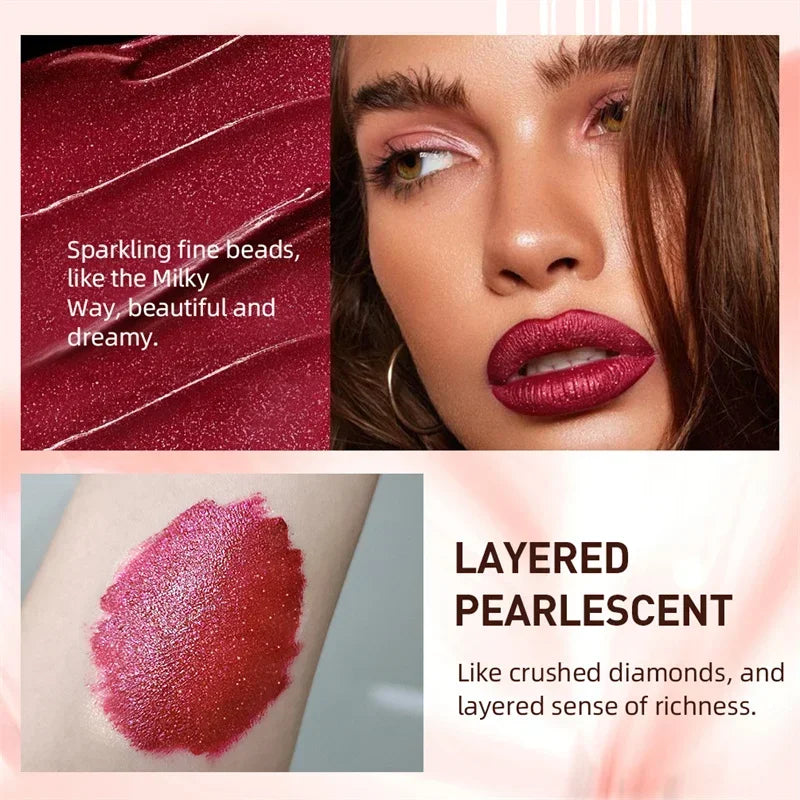 Waterproof Diamond Liquid Lipstick Moisturizing Long-lasting Matte