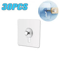 10/20 Pack Strong Adhesive Hooks Picture Frame Poster No Drilling Hooks Waterproof Kitchen Bathroom Accessories Screw Hooks Zpaxo 30PCS