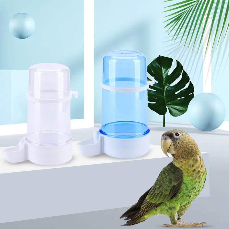 Bird Feeder Automatic Water Drink Container Parrot Food Feeding