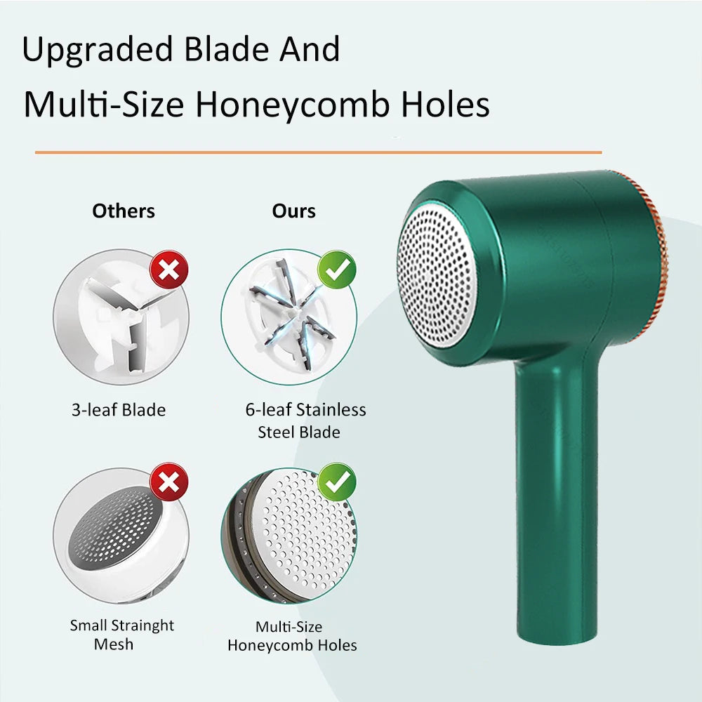 Lint Remover Clothing Rechargeable Hair Ball Trimmer Fuzz Pellets