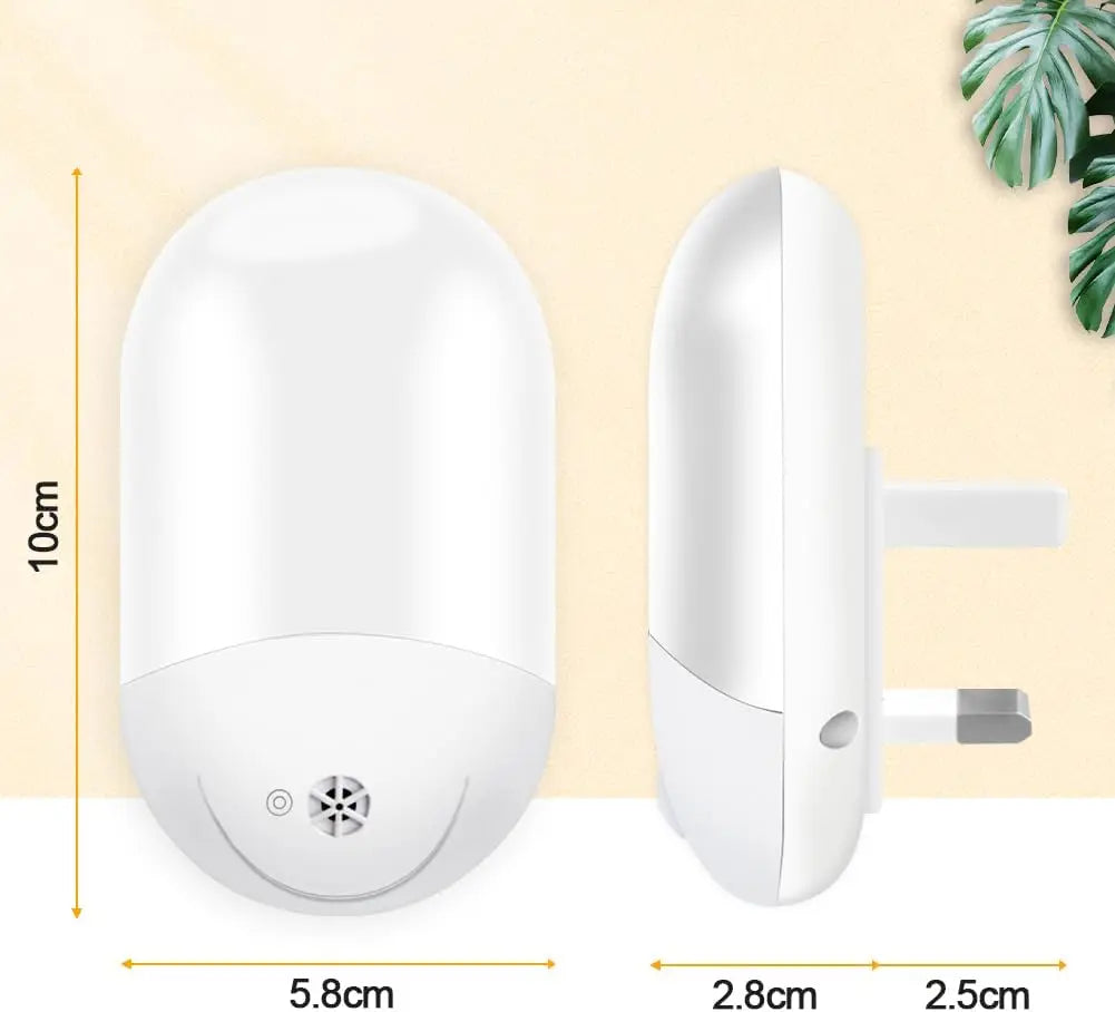LED Night Light Plug in Wall with Dusk to Dawn Photocell Sensor Energy Saving 0.5W Night Lighting Zpaxo