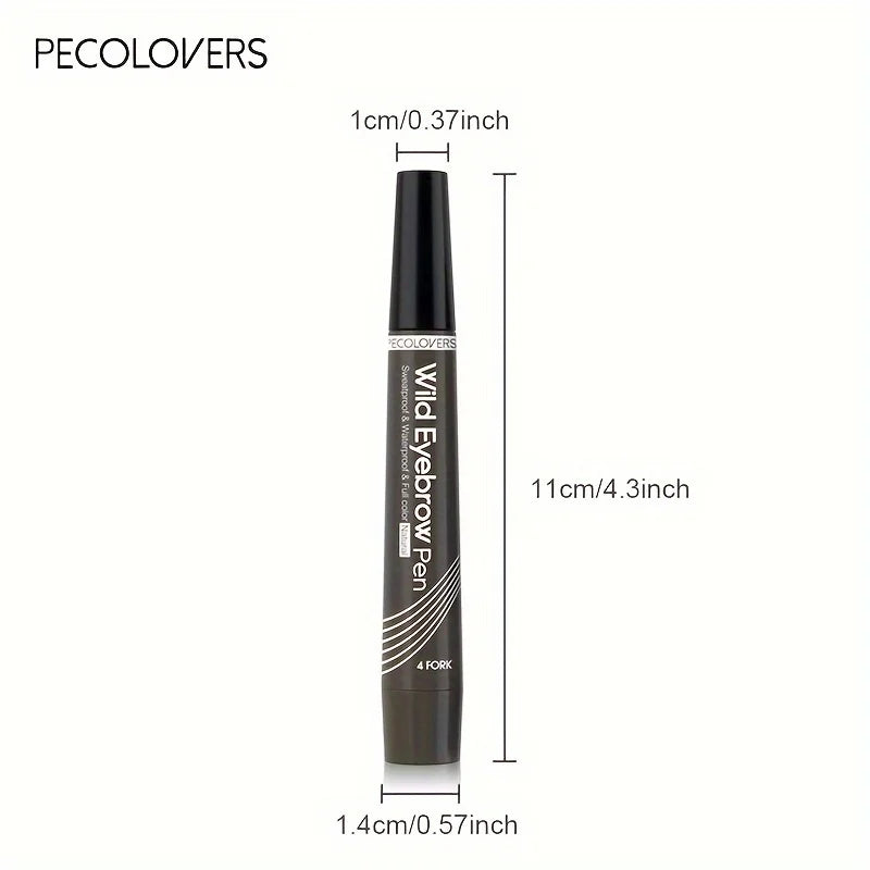 6 Colors Eyebrow Pen Waterproof 4 Split Tip Eyebrows Tattoo Liquid Zpaxo