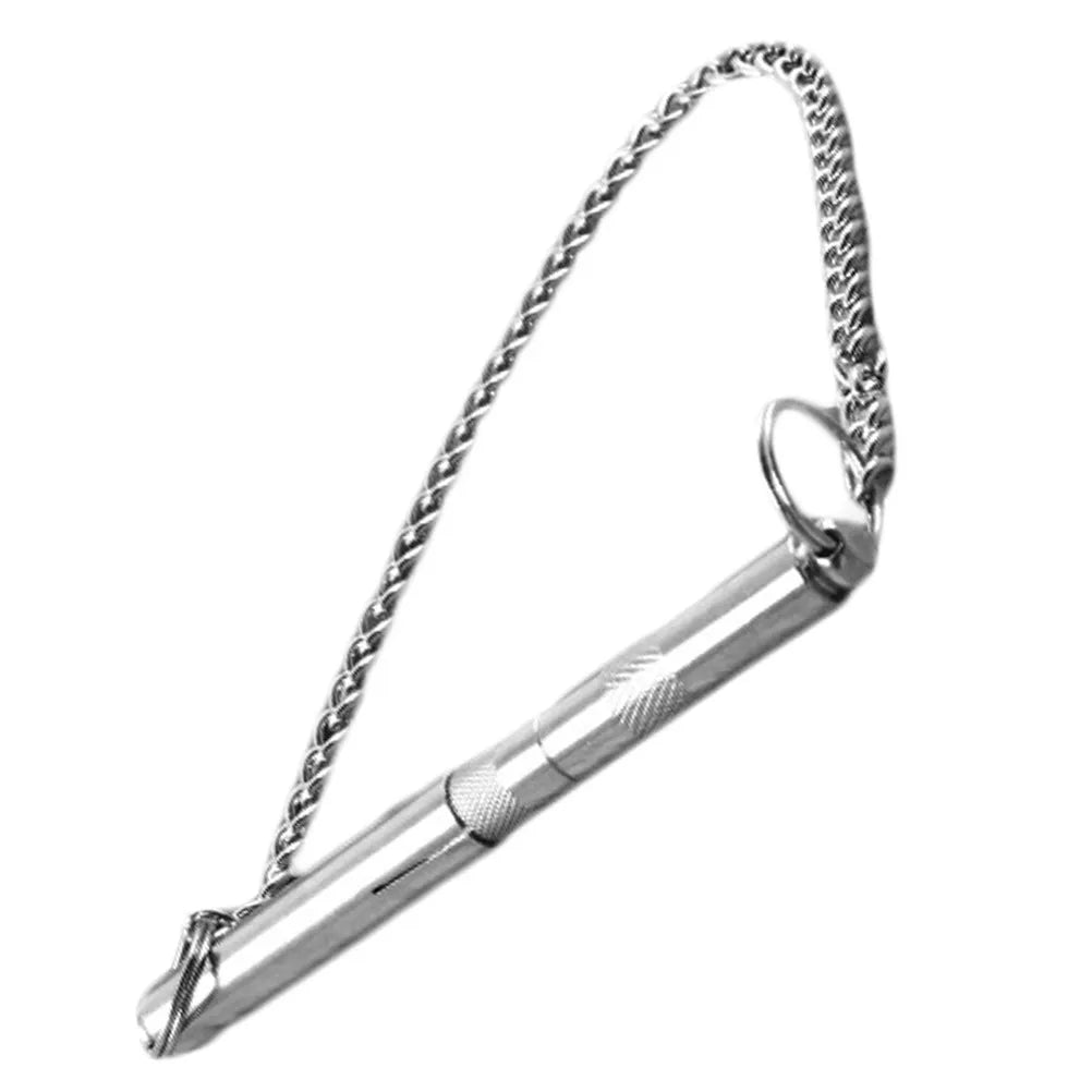 Stainless Steel Dog Whistle Adjustable Pitch Recall Training Stop