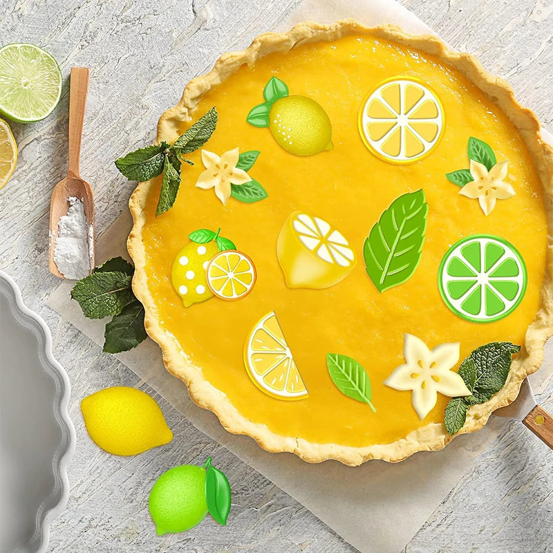 Lemon Fruit Silicone Mold Cake Decoration Fondant Chocolate Candy Gypsum Paste Dessert Cupcake Topper Baking Resin Mold Zpaxo