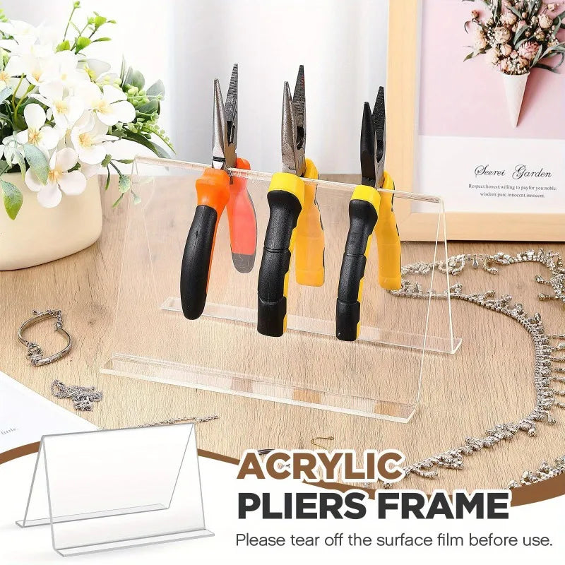 Acrylic Pliers Holder Jewelry Tools Storage Rack