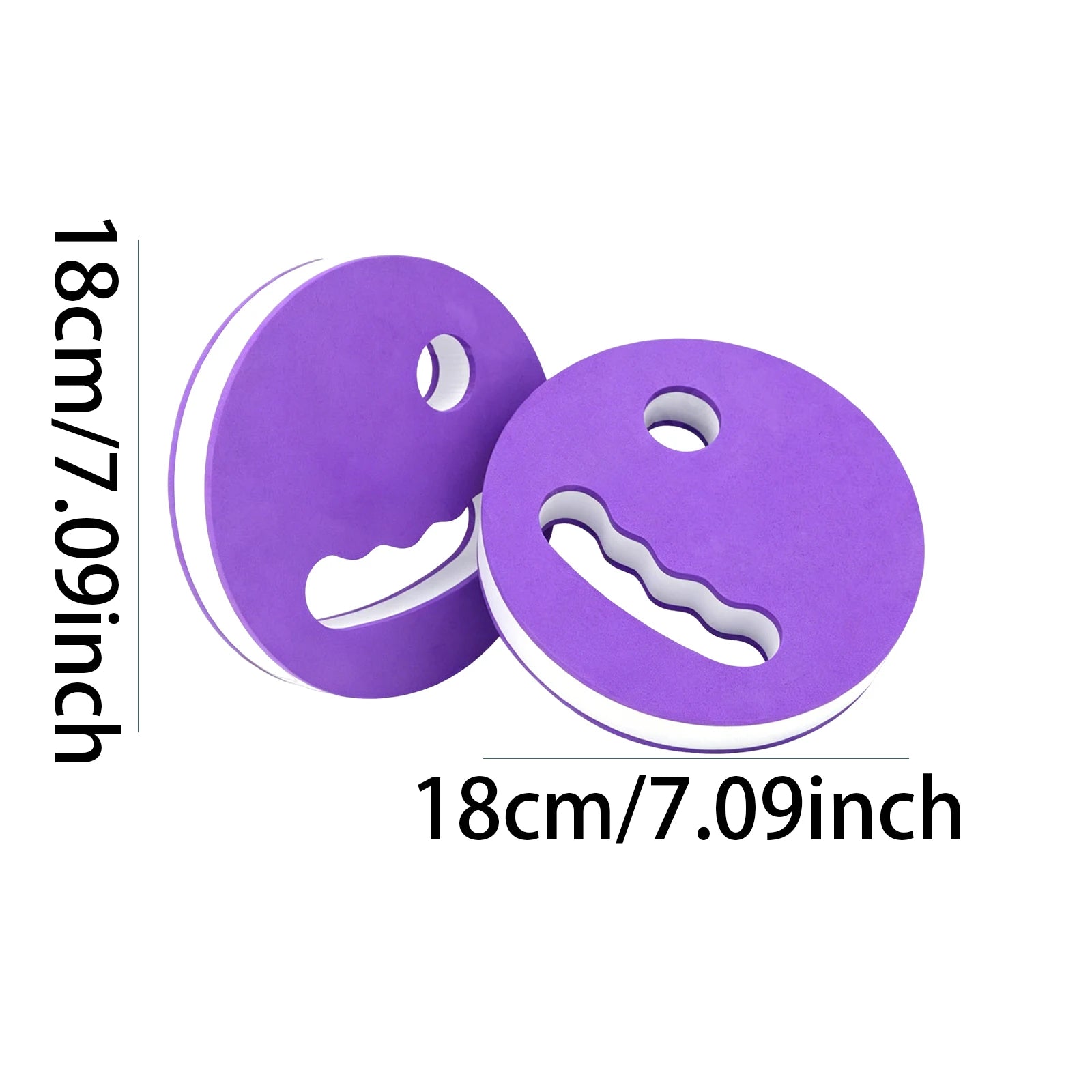 1Pair Water Exercise Discs Non-Slip Floating Swimming Wristband Swim Hand Disc Buoyancy Pool Training Equipment Swimming Aids Zpaxo