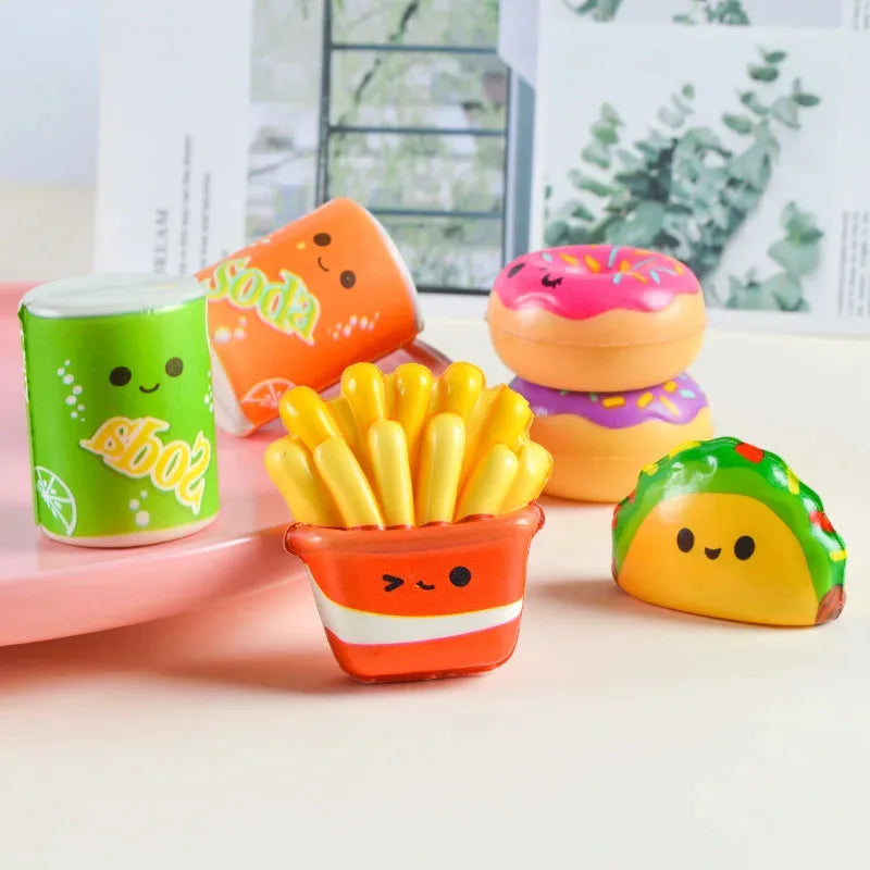 Mini Fast Food Resin Miniatures Cute Snack Shapes Micro Decor DIY