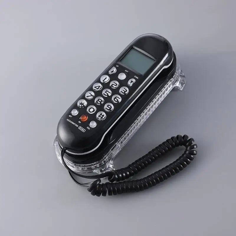 652F Modern Phone Fixed Landline Caller Flash LCD Display Redialing Zpaxo