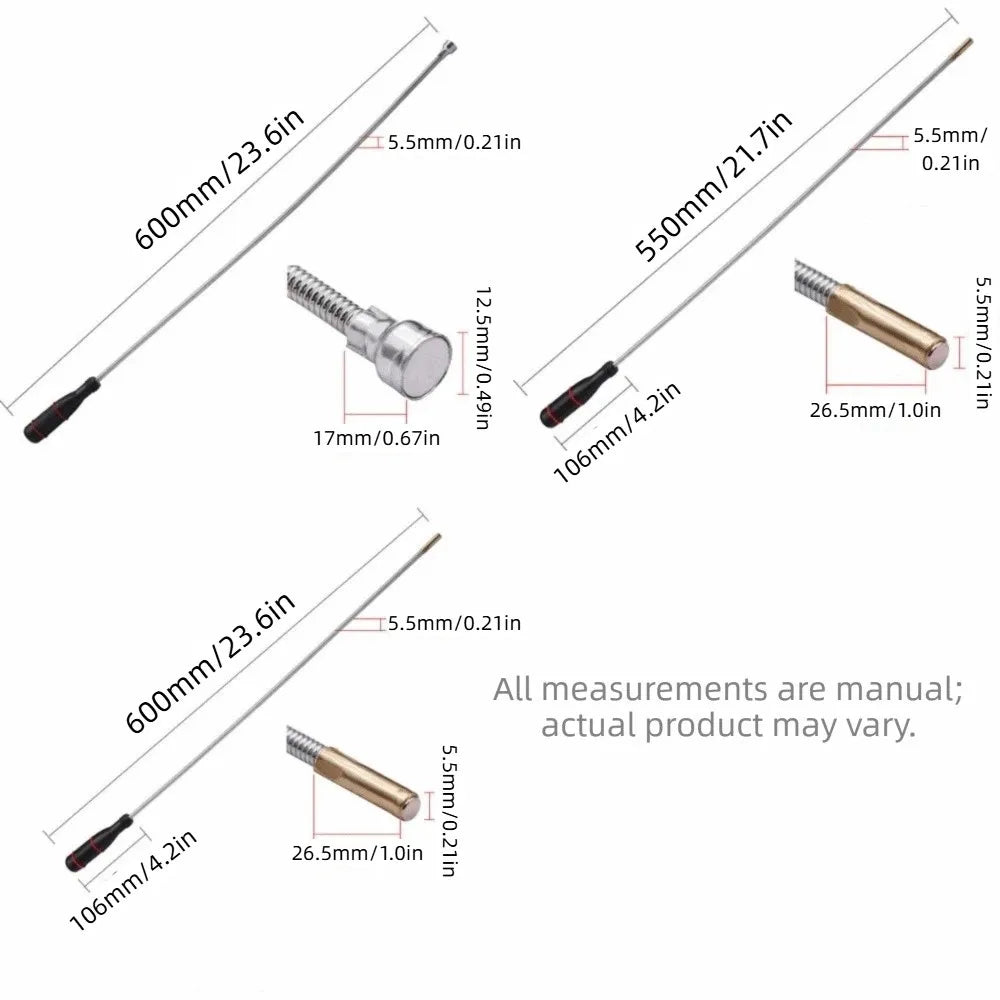 Powerful Magnetic Pickup Tool Foldable Large Head Small Flexible Zpaxo