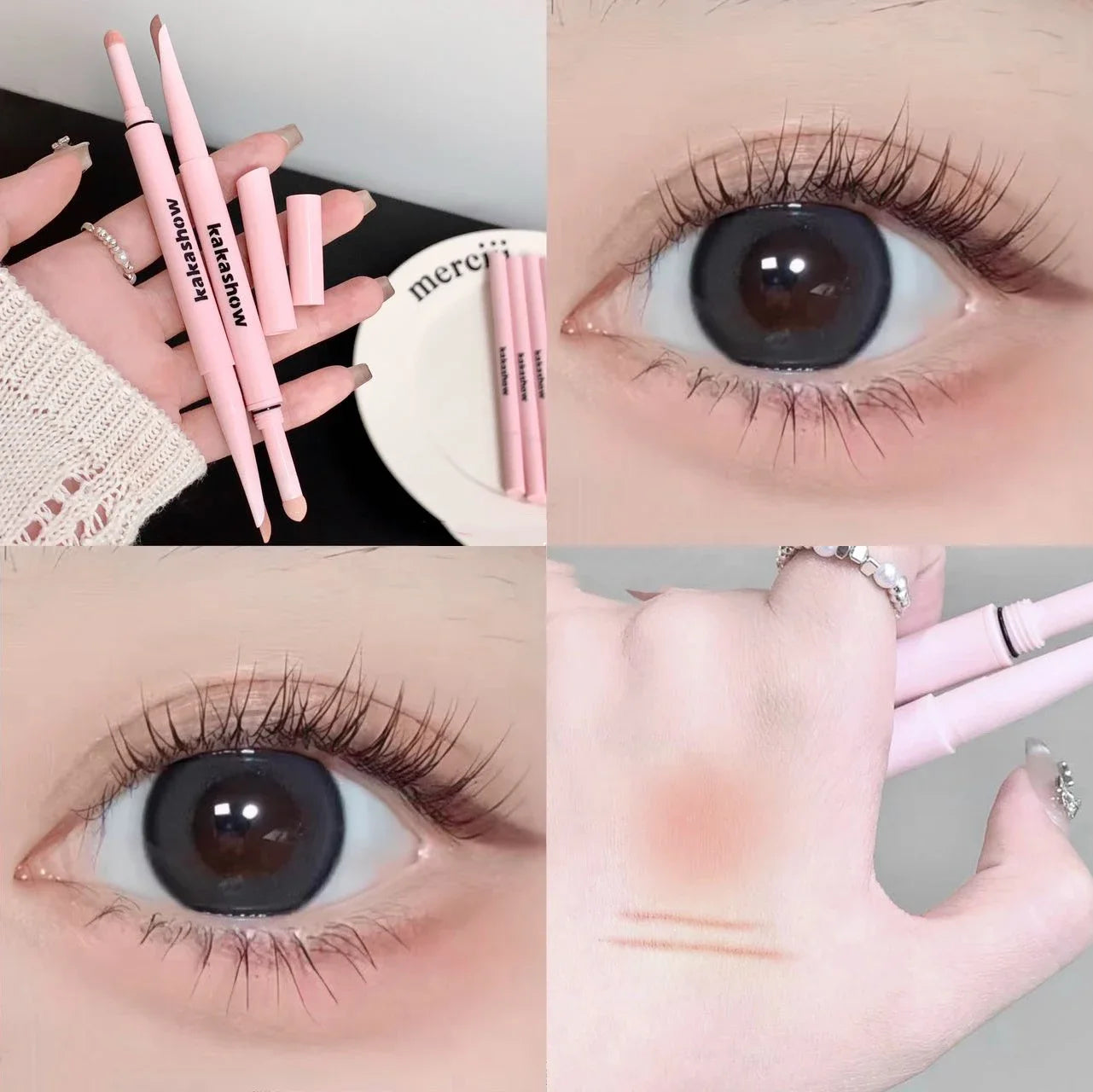 Mulitfuntional Double Ended Lying Silkworm Pen Eyeliner Pencil Zpaxo 03