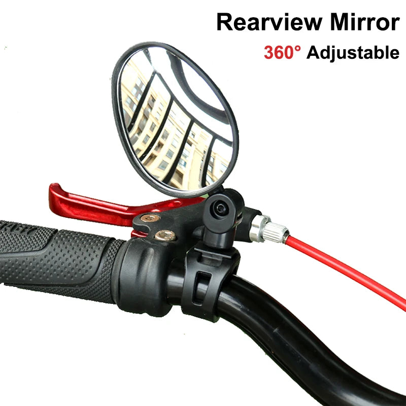 Bicycle Rearview Mirror 360°Rotatable Wide Angle 1pcs Handlebar Back Mirror Child Adult Safe For Bicycle Cycling Scooter Small S Zpaxo