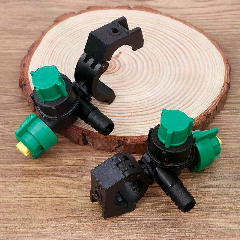 For Agriculture Tubing Garden Irrigation External Thread Agricultural Sprayer Fan Shaped Spraying Adjustable Nozzle 1Pc Zpaxo