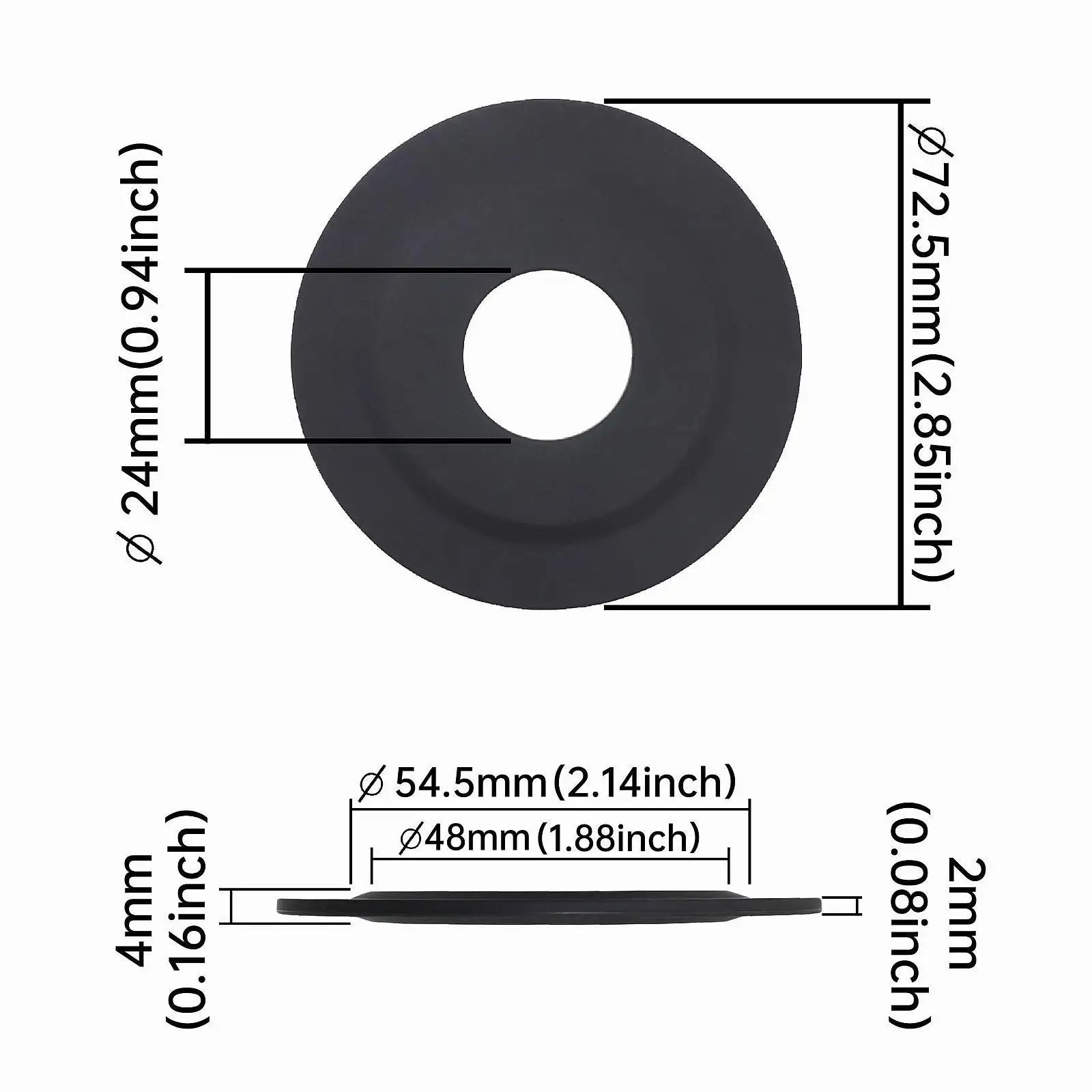 2 Pieces Flush Valve Seal Ring Wearproof Flush Valve Part Toilet Maintenance Parts Toilet Repair Accessories for Storm33A Zpaxo