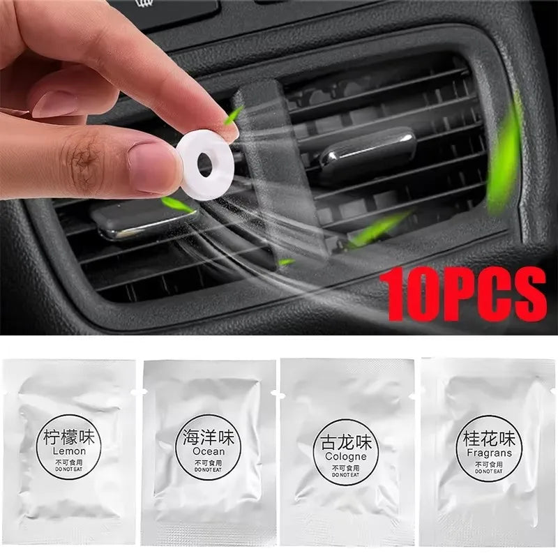 Car Vent Perfume Refill Pads – 7 Scents, 5/10/15 Pack