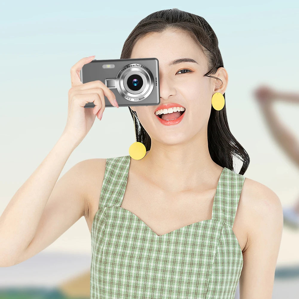 4K HD 1080P Digital Camera 96MP Autofocus Vlogging IPS Screen